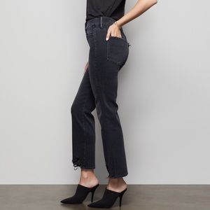 good american black jeans